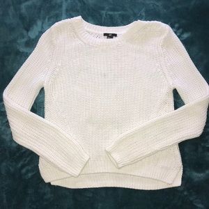 H&M Cream Sz M Knitted Sweater HM Fall